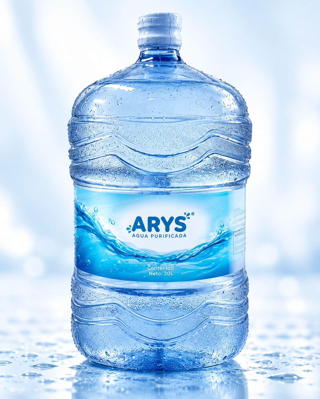 Presentación de garrafón ARYS 20 L